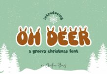 Oh Deer Font Poster 1