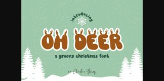 Oh Deer Font Poster 1