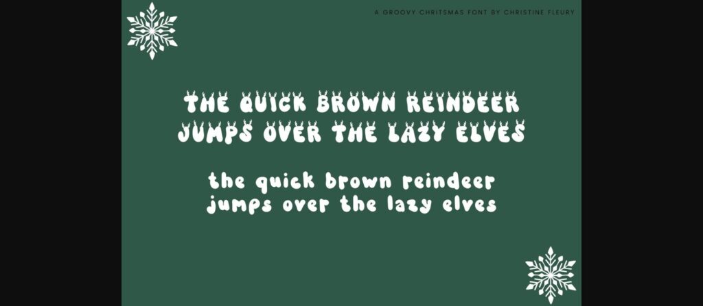 Oh Deer Font Poster 4