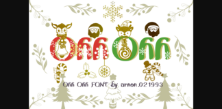 Ohh Ohh Font Poster 1