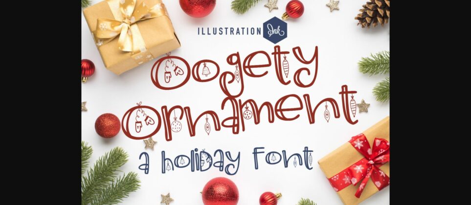 Oogety Ornament Font Poster 3