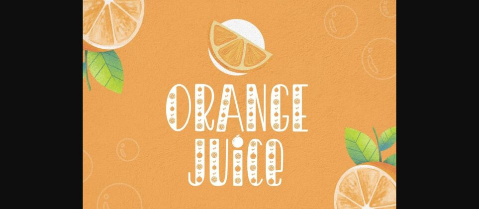 Orangish Font Poster 4