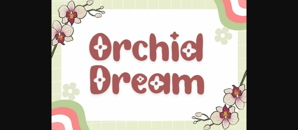 Orchid Dream Font Poster 3