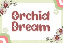 Orchid Dream Font Poster 1