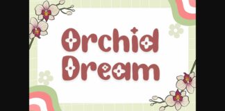 Orchid Dream Font Poster 1