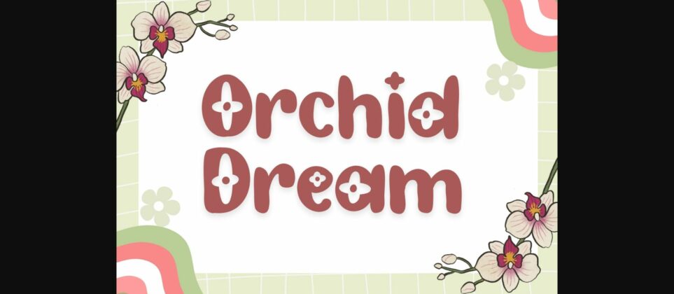 Orchid Dream Font Poster 1