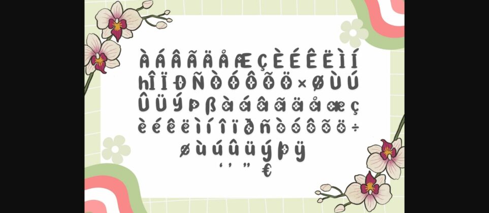 Orchid Dream Font Poster 4