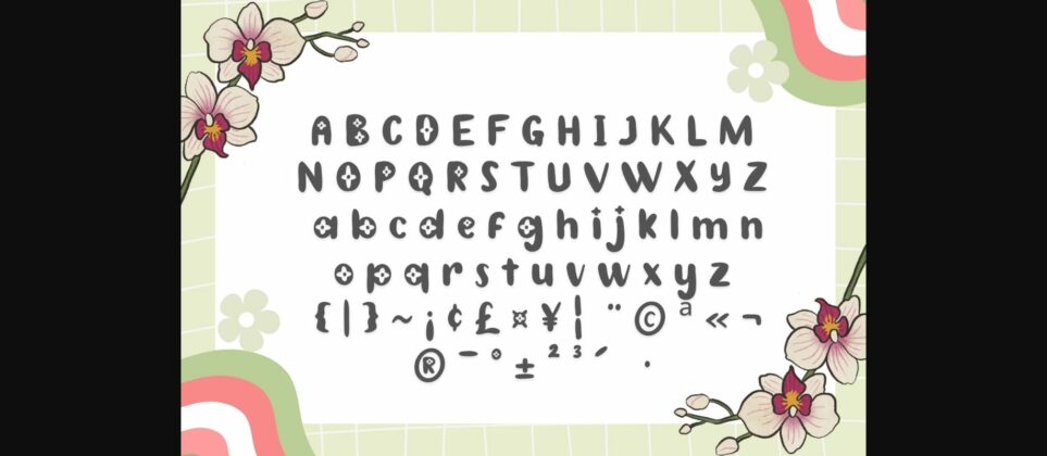 Orchid Dream Font Poster 7
