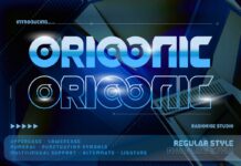 Orioonic Font Poster 1