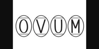 Ovum Font Poster 1