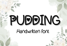 Pudding Font Poster 1