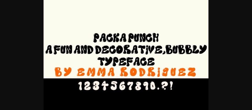Packa Punch Font Poster 4