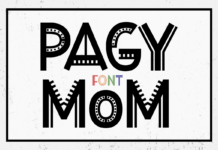 Pagy Mom Font Poster 1