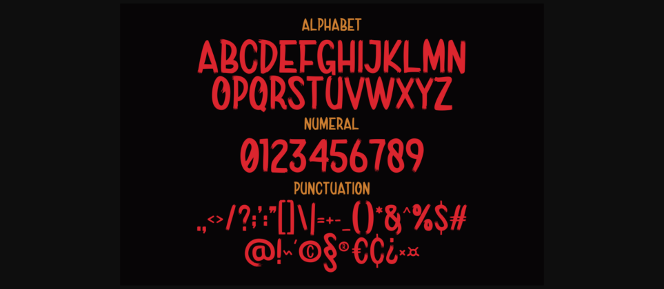 Palcer Font Poster 5