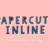 Papercute Inline Font