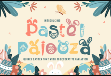 Pastel Palooza Font Poster 1