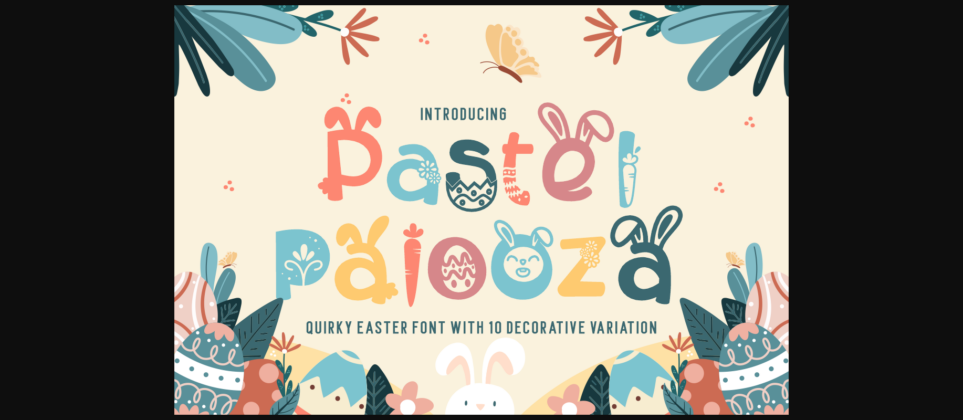 Pastel Palooza Font Poster 1