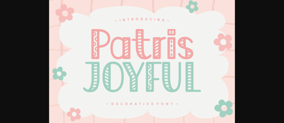 Patris Joyful Font Poster 3
