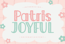 Patris Joyful Font Poster 1