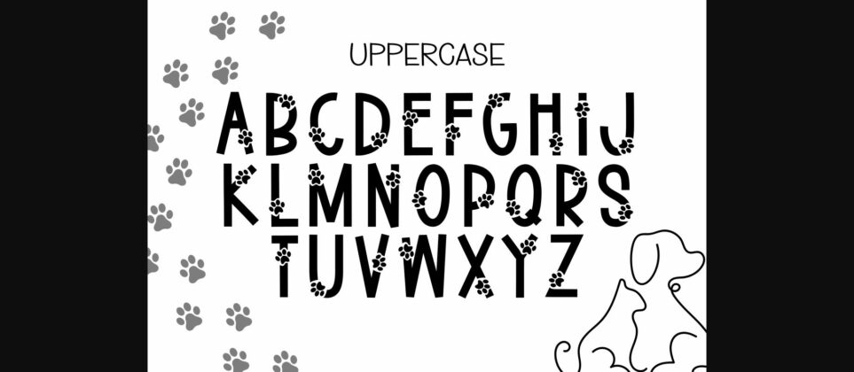Paws Friend Font Poster 6