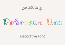 Petrusum Unu Font Petrusum Unu Font Poster 1