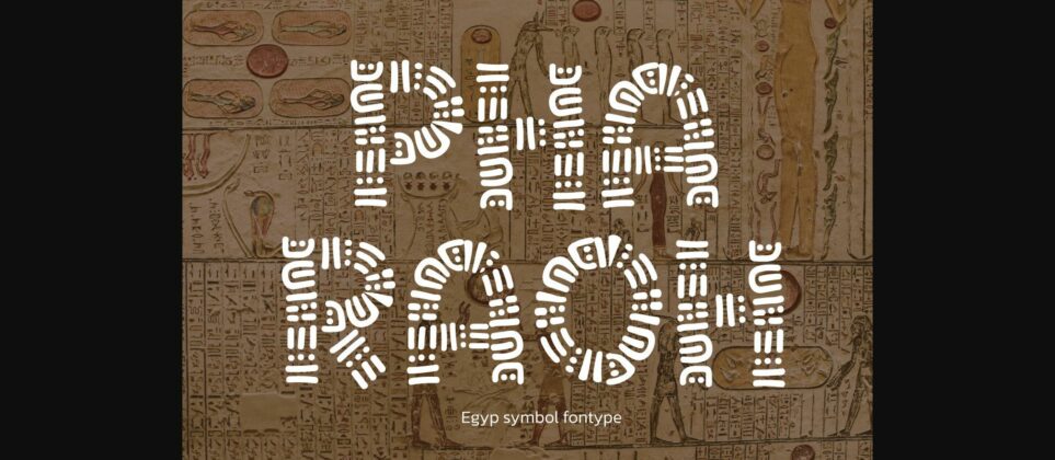 Pharaoh Font Poster 3