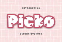 Picko Font Poster 1