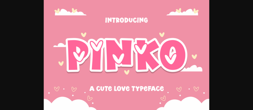 Pinko Font Poster 3