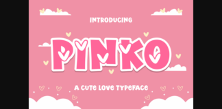 Pinko Font Poster 1