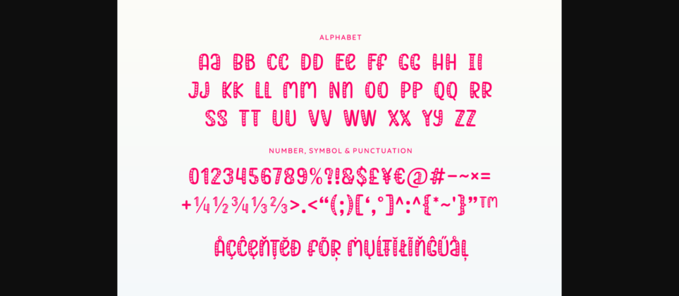 Pinky Magic Font Poster 6