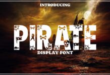 Pirate Font Poster 1