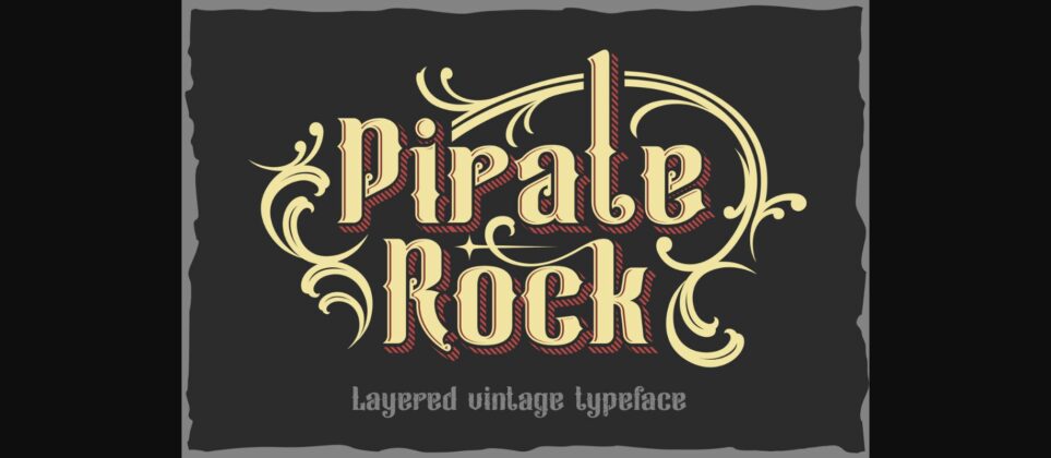 Pirate Rock Font Poster 3