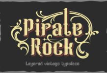 Pirate Rock Font Poster 1