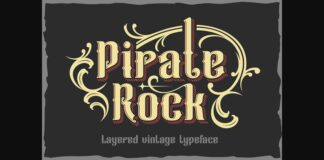 Pirate Rock Font Poster 1