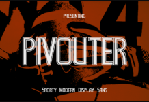 Pivouter Font Poster 1