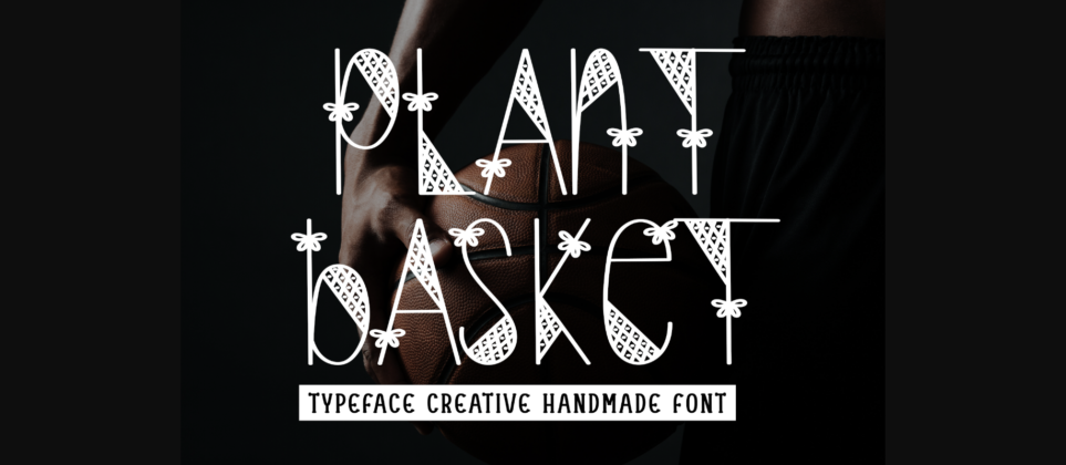 Plant Basket Font Poster 3