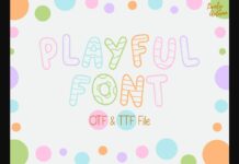 Playful Font Poster 1