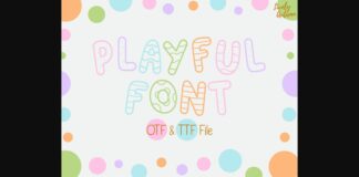 Playful Font Poster 1