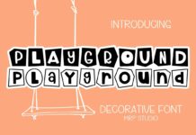 Playground Font Poster 1