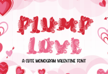 Plump Love Font Poster 1