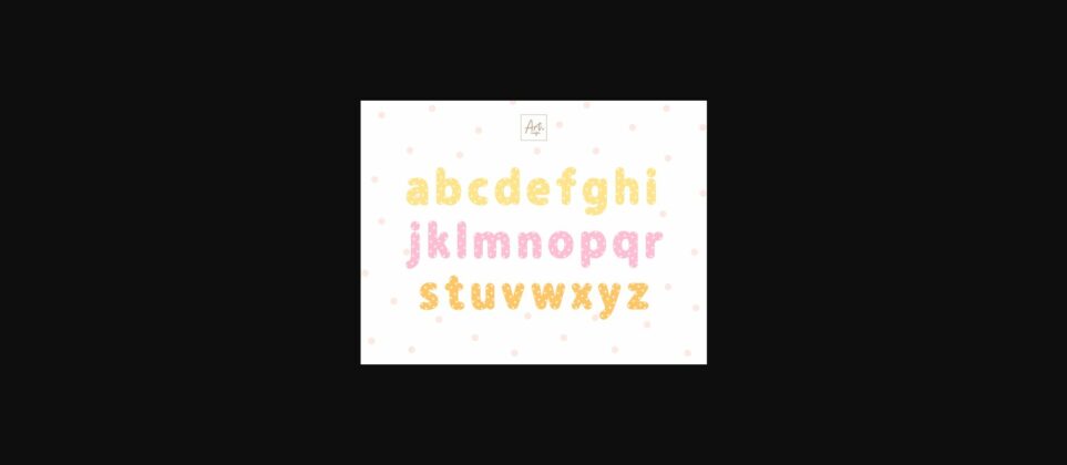 Polka Dot Font Poster 5