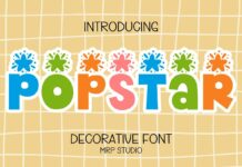 Popstar Font Poster 1