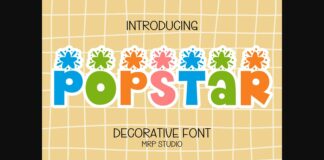 Popstar Font Poster 1