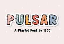 Pulsar Font Poster 1