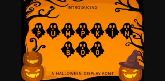 Pumpkin Boo Font Poster 1