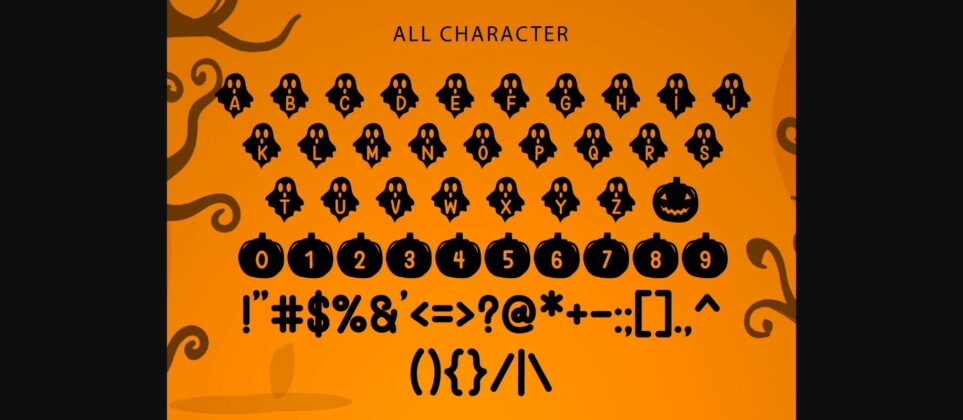 Pumpkin Boo Font Poster 8