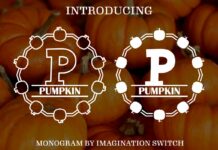 Pumpkin Font Poster 1