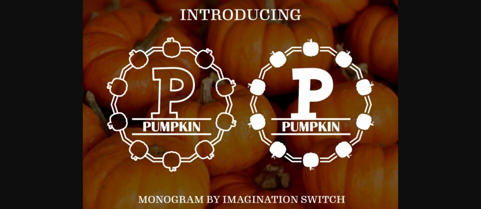 Pumpkin Font Poster 1