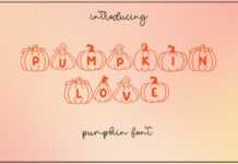 Pumpkin Love Font Poster 1