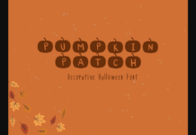 Pumpkin Patch Font Poster 1